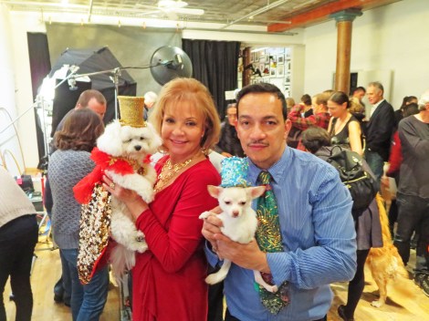 Mommy and I had such a wonderful time wiff Uncle Anthony and the boys at a Holiday Photo Shoot with Mary Ellen Mark..she said I was a natural hee hee Hugs from Bella Mia xoxo