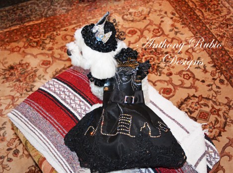 Bella Mia in New York Skyline Dress by Anthony Rubio Designs