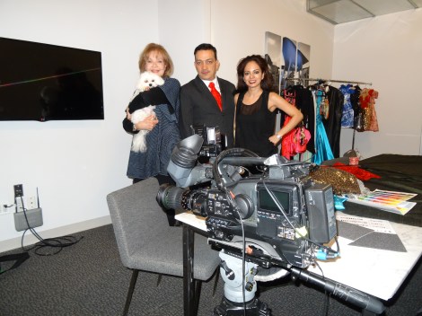 Bella Mia filming for a new TV show with Anthony Rubio 