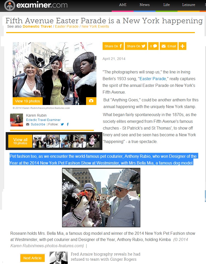 4 Anthony Rubio Woman War Daily Easter Parade 2014 New York 37